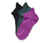 3 paires de chaussettes de course professionnelles, rose baie, vert, noir - 1x baie, 1x vert foncé, 1x noir