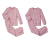 2 pyjamas pour enfant, rose