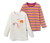 2 T-shirts manches longues pour enfant, arc-en-ciel