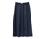 Jupe en satin NAH/STUDIO | Viscose, bleu marine