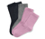 5 paires de chaussettes pour enfant, violet pastel et noir