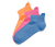 3 paires de chaussettes de course à pied professionnelles, colorées