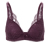 Soutien-gorge à coques souples, aubergine