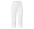 Pantalon 3/4 stretch, blanc