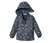 Veste de pluie thermique pour enfant, bleu foncé